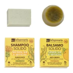 Capelli grassi - Kit Shampoo e balsamo solido