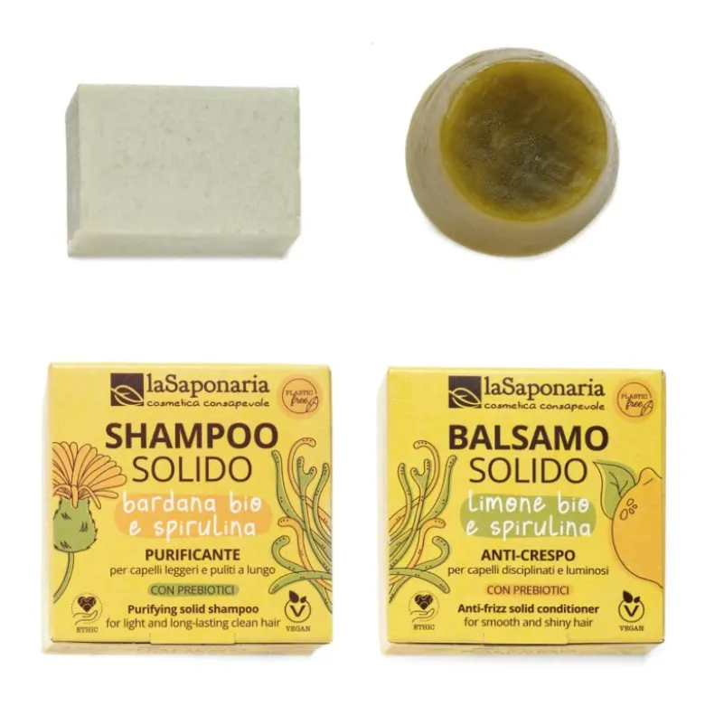 Capelli grassi - Kit Shampoo e balsamo solido