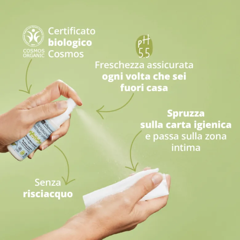 Detergente Intimo Spray senza risciacquo