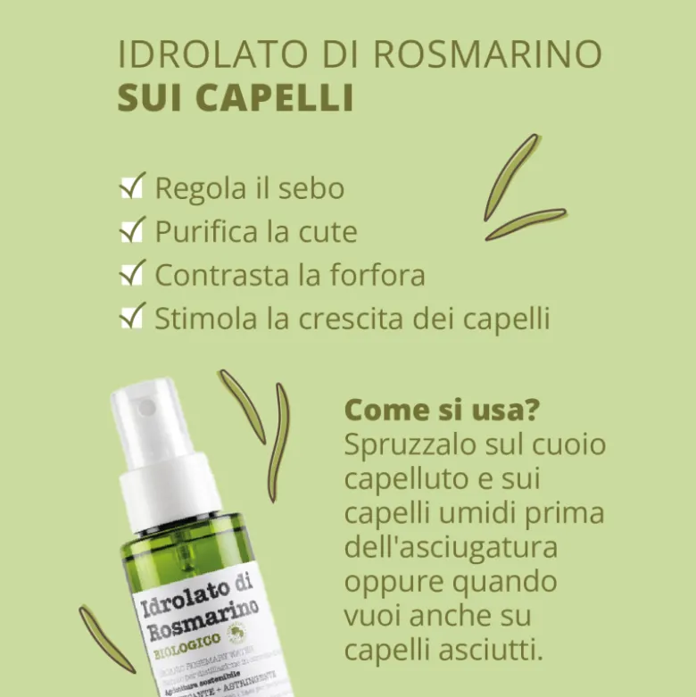 Idrolato di rosmarino bio