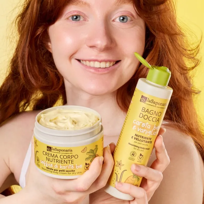 Kit corpo pelli secche - Bagnodoccia Vellutante + Crema Corpo Nutriente