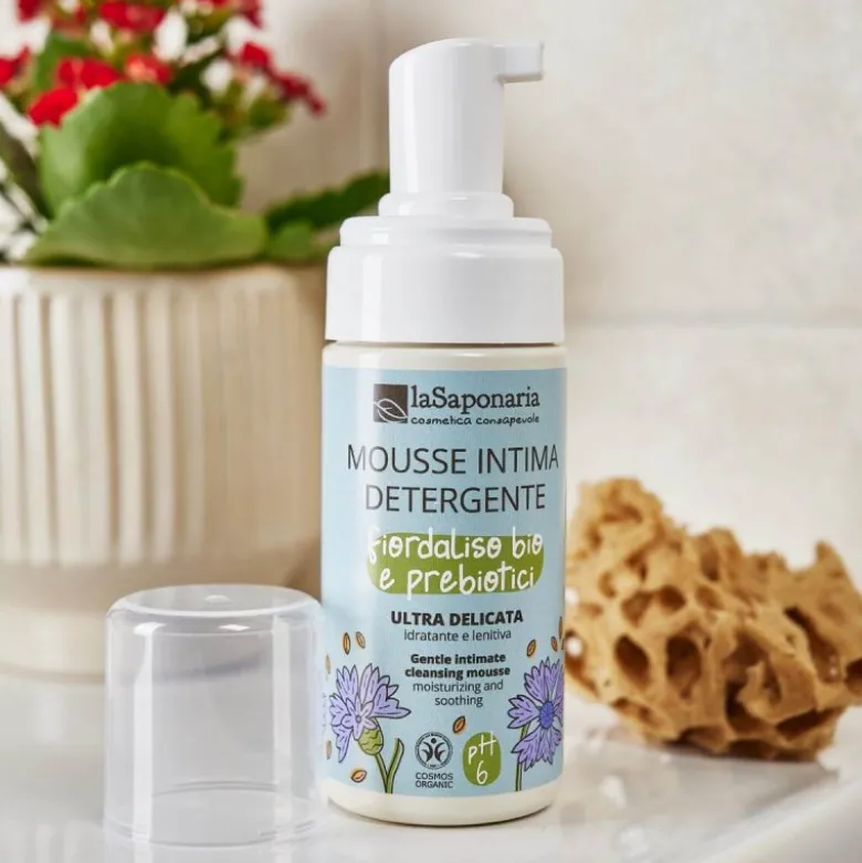 Mousse detergente intima delicata - Fiordaliso Bio & Prebiotici