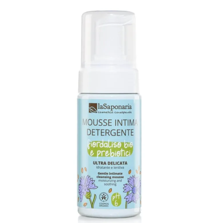 Mousse detergente intima delicata - Fiordaliso Bio & Prebiotici