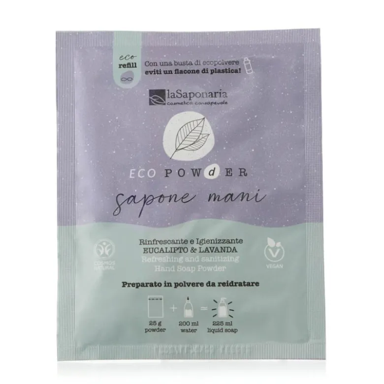 Sapone mani in polvere igienizzante - Eucalipto & Lavanda