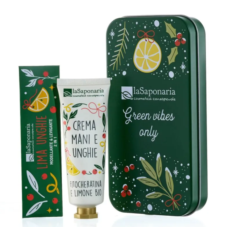 Scrigno - Crema mani Fitocheratina e Limone + Limetta Bosco d'inverno