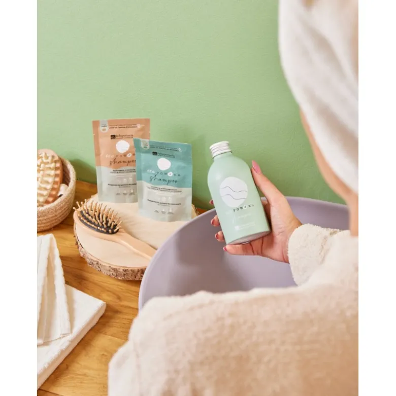 Shampoo in polvere Cocco e Acido Ialuronico