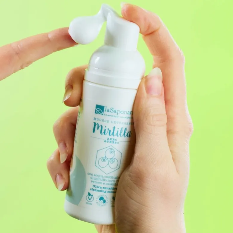 TRAVEL - Mousse detergente viso Mirtilla (50ml)
